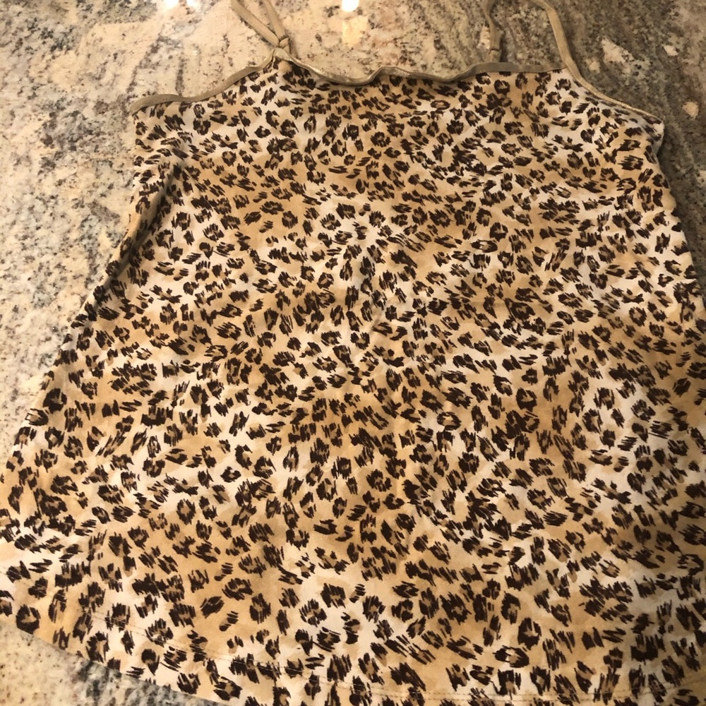 Leopard tank top